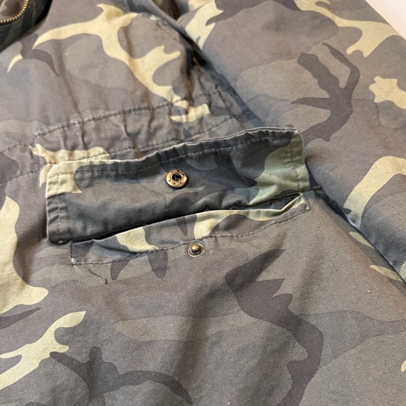 Rue21 Green Camouflage Field Jacket size Large - Picture 4 of 15